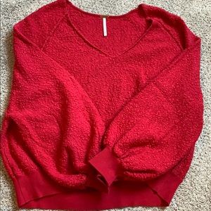 Free People Balloon Sleeve sweater